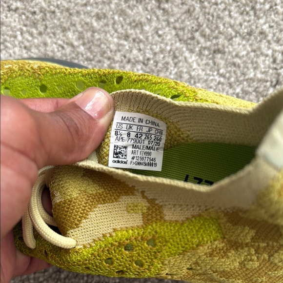 Adidas Yeezy Boost 350 V2 Lime Green Sneakers - Picture 10 of 11